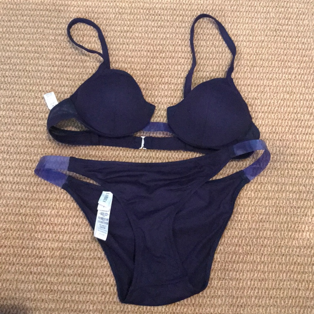 La perla 30b navy bikini set